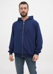 Толстовка мужская осень-зима Only Man синяя с молнией стандарт (без вышивки) Толстовка мужская осень-зима Only Man синяя с молнией стандарт (без вышивки)