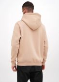 Толстовка чоловіча зимова Only Man пісочна з шевроном знизу