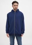 Толстовка мужская осень-зима Only Man синяя с капюшоном на молнии (без вышивки) Толстовка мужская осень-зима Only Man синяя с капюшоном на молнии (без вышивки)
