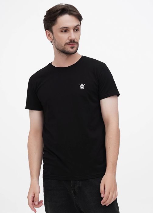 Футболка чоловіча Only Man Seven з білим логотипом спереду