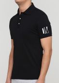 Футболка-поло чоловіча Only Man чорна (лакоста)