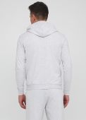 Толстовка чоловіча літня Only Man світло-сіра зі стандартною блискавкою